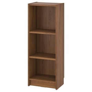IKEA BILLY bookcase, 15 3/4x11x41 3/4 in Brown Walnut Effect, Ikea Outlet | 4182SMLWX