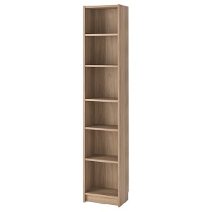IKEA BILLY bookcase, 15 3/4x11x79 1/2 in Oak Effect, Ikea Outlet | 4689MIYZN