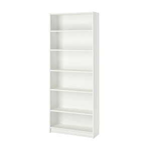 IKEA BILLY bookcase, 31 1/2x11x79 1/2 in White, Ikea Outlet | 9432FJOVA