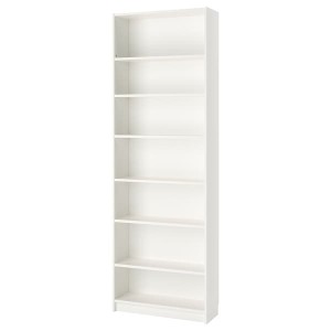 IKEA BILLY bookcase, white, 31 1/2x11x93 1/4 in, Ikea Outlet | 9812YVCWN
