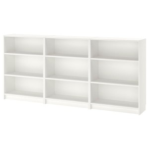 IKEA BILLY bookcase, white, 94 1/2x11x41 3/4 in, Ikea Outlet | 7129WIHJN
