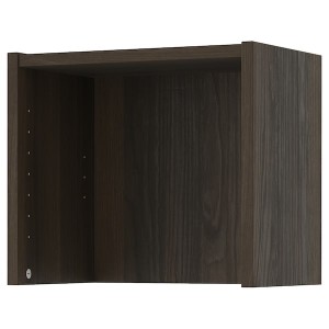 IKEA BILLY height extension unit, 16x11x14 in Dark Brown Oak Effect, Ikea Outlet | 3456GVENL