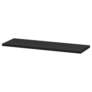 IKEA BILLY shelf, 30x10 in Black Oak Effect, Ikea Outlet | 0928MXZOY