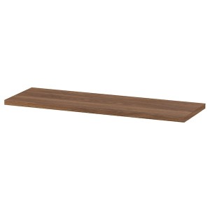 IKEA BILLY shelf, 30x10 in Brown Walnut Effect, Ikea Outlet | 0219KZHOW