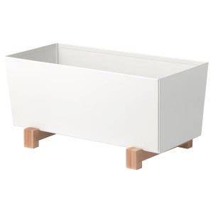IKEA BITTERGURKA plant pot, white, 12 ½x6 in, Ikea Outlet | 5640OPMKI