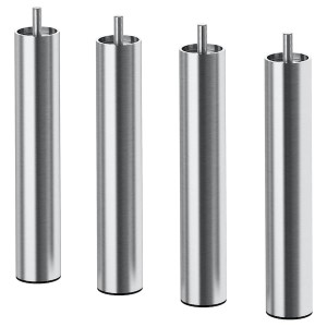 IKEA BJORLI Leg, stainless steel, 7 7/8 in, 4 pack Stainless Steel, Ikea Outlet | 4312BFDIZ