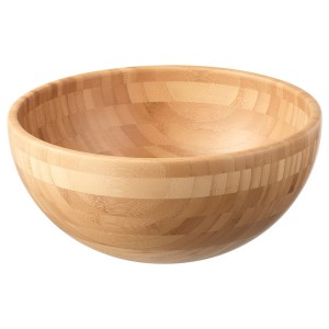 IKEA BLANDA MATT serving bowl, bamboo, 11 in, Ikea Outlet | 1720THUGZ