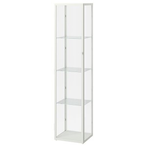 IKEA BLÅLIDEN / STRIMSÄV glass-door cabinet with lighting White, Ikea Outlet | 6289AGHDS