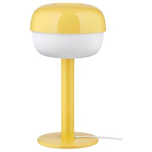 IKEA BLÅSVERK table lamp, 14 in Yellow, Ikea Outlet | 7105ALNKB