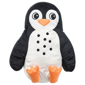 IKEA BLÅVINGAD cushion, penguin-shaped black/white, 16x13 in, Ikea Outlet | 2718MKDZR