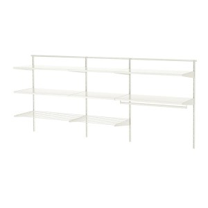 IKEA BOAXEL laundry combination, 89 1/2x15 3/4x39 5/8 in White / Metal, Ikea Outlet | 4173ZNXVM