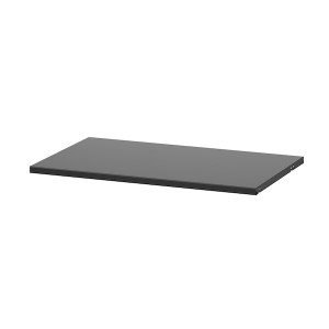 IKEA BOAXEL shelf, 23 5/8x15 3/4 in Metal Anthracite, Ikea Outlet | 7814XKFHQ
