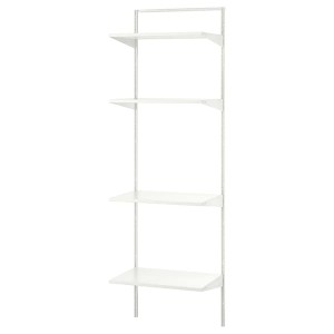 IKEA BOAXEL shelving unit, white, 24 3/8x15 3/4x79 in, Ikea Outlet | 5970RUPZQ
