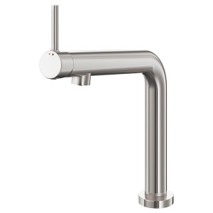 IKEA BOSJÖN kitchen faucet, stainless steel color, Ikea Outlet | 7956JNEWU