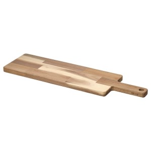 IKEA BRÖGGAN cutting board, acacia, 22 ¾x6 ¼ in, Ikea Outlet | 4627GCQKV