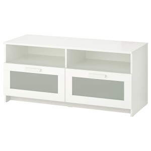 IKEA BRIMNES TV unit, 47 1/4x16 1/8x20 7/8 in White, Ikea Outlet | 8731JRNSB