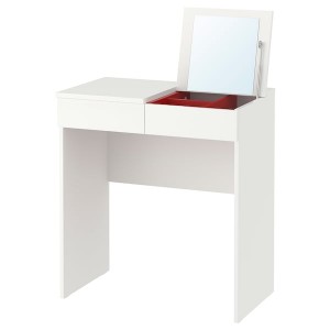 IKEA BRIMNES dressing table, white, 27 1/2x16 1/2 in, Ikea Outlet | 2479DRCJM