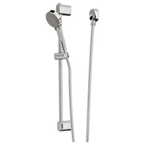 IKEA BROGRUND Riser rail with hand shower/outlet, chrome plated, Ikea Outlet | 3214EHSRV
