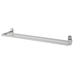 IKEA BROGRUND Towel rail, stainless steel, 26 ½ in, Ikea Outlet | 0198DEOUM