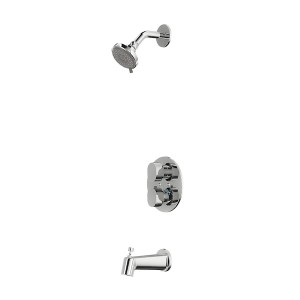IKEA BROGRUND bath/shower set thermostatic faucet, chrome plated, Ikea Outlet | 6029JHVKB
