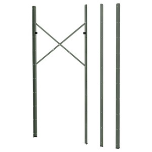 IKEA BROR post, gray-green, 74 3/4 in, 4 pack, Ikea Outlet | 4687PZJSB