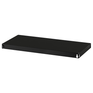 IKEA BROR shelf, 33 1/8x15 3/8 in Black, Ikea Outlet | 2789QSJOU