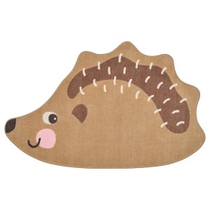 IKEA BRUMMIG rug, hedgehog shaped/brown, 3'1 inx4'11 in, Ikea Outlet | 2349RENGI