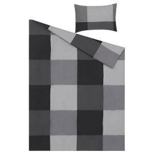 IKEA BRUNKRISSLA comforter set, Twin/Twin X-long Black, Ikea Outlet | 3526CZINL
