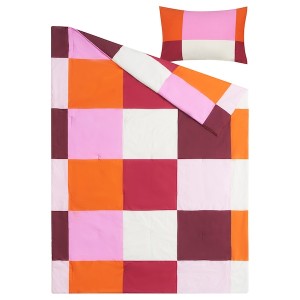 IKEA BRUNKRISSLA comforter set, Twin/Twin X-long Pink, Ikea Outlet | 9835REIYM