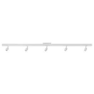IKEA BÄVE LED ceiling track, 5 spots, white, Ikea Outlet | 0321VURXM