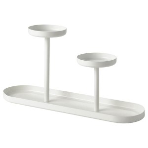 IKEA CHILISTRÅN plant stand, white, 9 ½ in, Ikea Outlet | 3417SRJZY