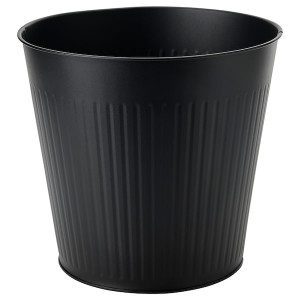 IKEA CITRONMELISS plant pot, indoor/outdoor/anthracite, 12 ½ in, Ikea Outlet | 3417DRVQZ