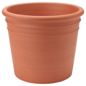 IKEA CURRYBLAD plant pot, outdoor terracotta, 13 ¾ in, Ikea Outlet | 9574HZFMK