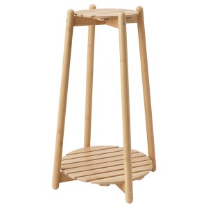 IKEA DAKSJUS plant stand, bamboo, 23 ½ in, Ikea Outlet | 4081JTDXP