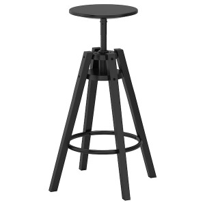 IKEA DALFRED Bar stool, black, Ikea Outlet | 0918OLIYJ
