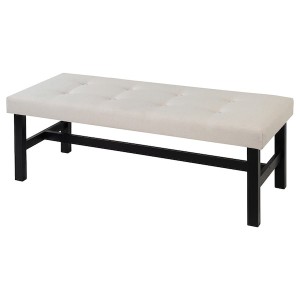 IKEA DALHOLEN bench, 44 1/8 in Beige / Black / Brown, Ikea Outlet | 4568BRZIV