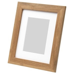 IKEA DALSKÄRR frame, wood effect/light brown, 8x10 in, Ikea Outlet | 6413QDWXL
