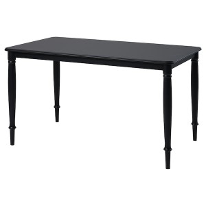 IKEA DANDERYD dining table, 51 1/8x31 1/2 in Black, Ikea Outlet | 6917YMKJL