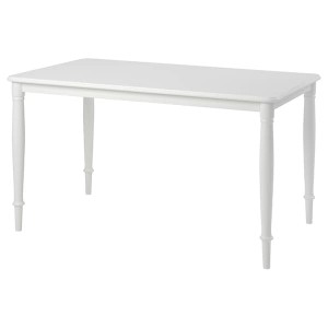 IKEA DANDERYD dining table, 51 1/8x31 1/2 in White, Ikea Outlet | 5386KJGLM