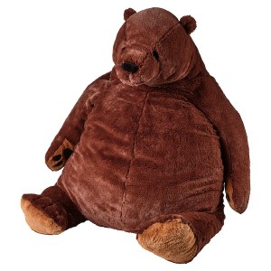 IKEA DJUNGELSKOG soft toy, brown bear, Ikea Outlet | 5498QBSWN