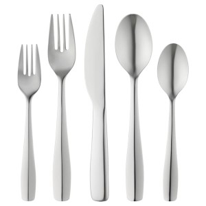 IKEA DOFTSAM 20-piece flatware set, stainless steel, Ikea Outlet | 6832XNICS