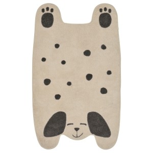 IKEA DRÖMSLOTT rug, dog-shaped off-white/gray, 2'2 inx3'7 in, Ikea Outlet | 4915NXDHY