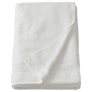 IKEA DÅRREPE bath sheet, 39x59 in White, Ikea Outlet | 0423ZYLIP