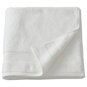IKEA DÅRREPE bath towel, 28x55 in White, Ikea Outlet | 8639ZHJYA