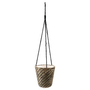 IKEA DRUVFLÄDER hanging planter, water hyacinth/gray, 5 ½ in, Ikea Outlet | 3219LEWPQ