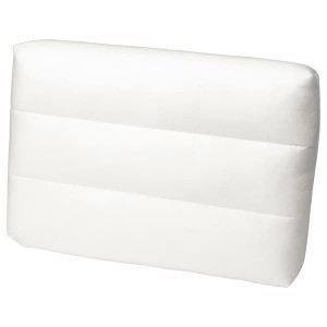 IKEA DUVHOLMEN inner back cushion, outdoor white, 24 3/8x17 3/8 in, Ikea Outlet | 7605MBIJV