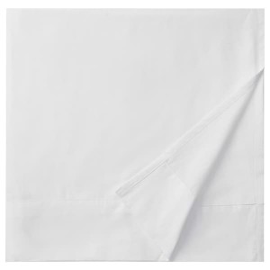 IKEA DVALA flat sheet, Queen White, Ikea Outlet | 2357UZHTL
