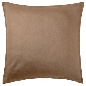 IKEA DYTÅG cushion cover, 26x26 in Dark Beige, Ikea Outlet | 3029LUPJZ