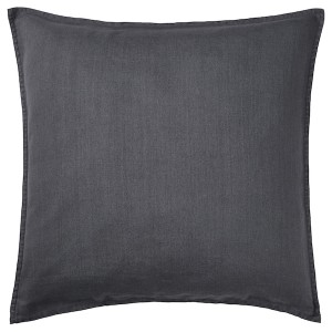 IKEA DYTÅG cushion cover, 26x26 in Dark Gray, Ikea Outlet | 2380NCIRZ
