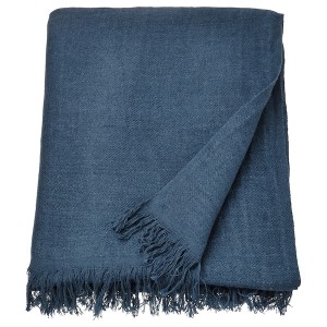IKEA DYTÅG throw, 51x67 in Dark Blue, Ikea Outlet | 8079TYFDA